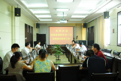 項(xiàng)城與我市政府網(wǎng)站建設(shè)交流考察 共享經(jīng)驗(yàn)，共促發(fā)展