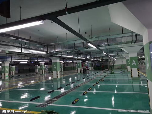 地下停車場攝影圖